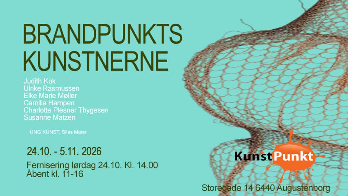 NY DYNAMIK I BRANDPUNKT – SEKS KUNSTNERE UDSTILLER PÅ KUNSTPUNKT Kunstneriske værker udstillet på Brandpunkt i Sonderborg, august 2026.