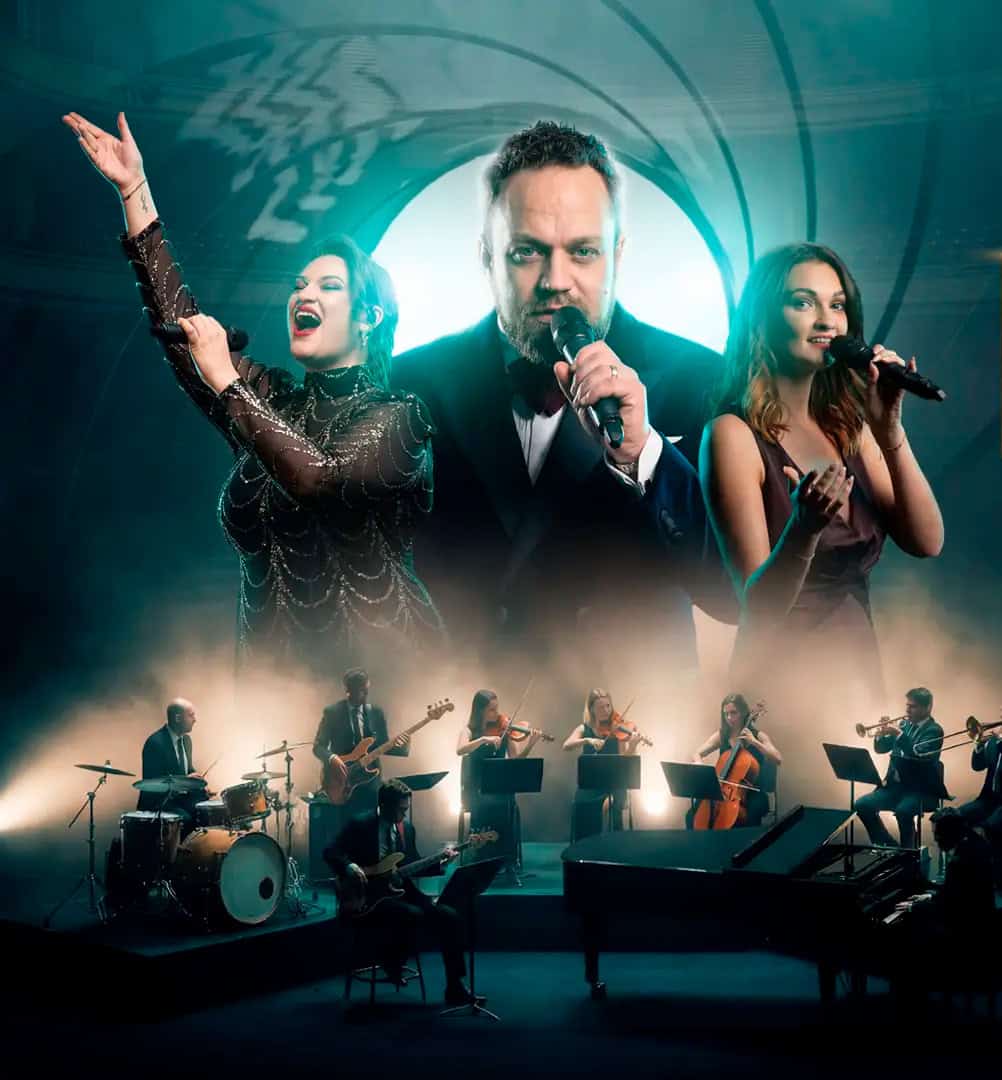 Musikere optræder i koncert med fokus på James Bond-tema.
